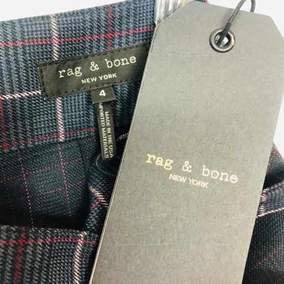 RAG & BONE James Plaid Belted Cropped Ankl… - Picture 14 of 16